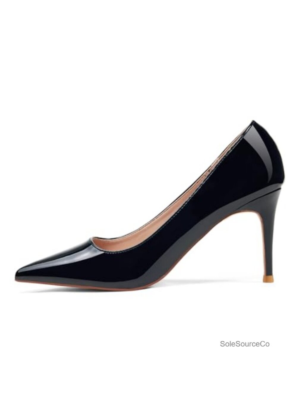 Classic Pointed Toe Stiletto Heels - Comfortable Pull On Wedding Pumps for Prom